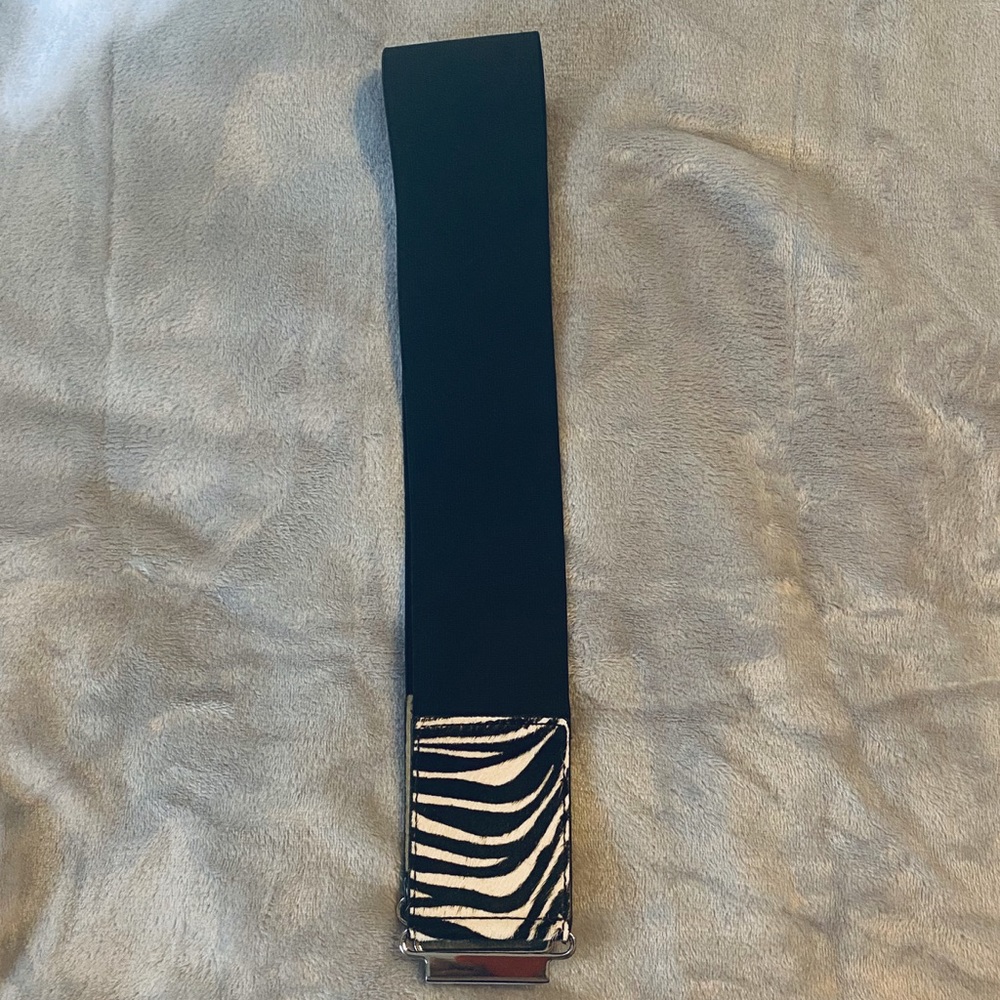 Zebra Print Belt - Picture 3 of 8